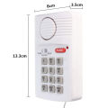 Loud Wireless Door Alarm Security Pin Panic Keypad for Home Office Garage Shed. 