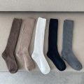 Knee socks women's clothing women's fashion real thigh high socks women's stockings autumn and winter warm knitted cotton stockings women. 