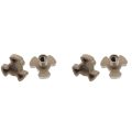 FORIDE 4X Microwave Turntable Coupler Microwave Oven Turntable Roller Guide Support Glass Tray Drive Coupling Replacement Parts. 