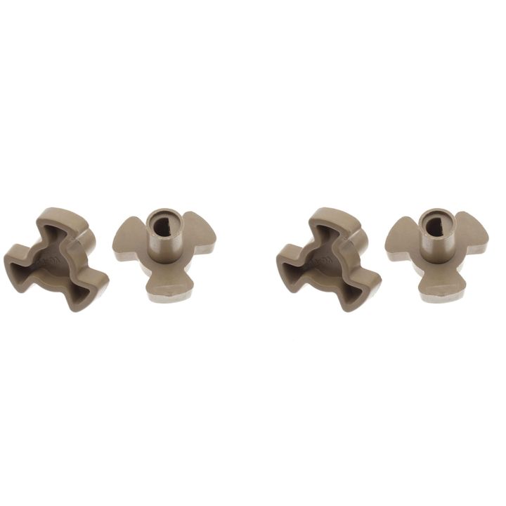 FORIDE 4X Microwave Turntable Coupler Microwave Oven Turntable Roller Guide Support Glass Tray Drive Coupling Replacement Parts