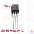 5Pcs- UM66 Musical IC UM 66 MELODY Music Bell Hobby Music IC Chips BT66 UM66T TO-92 Package For Toys Electrical Circuitry & Parts. 