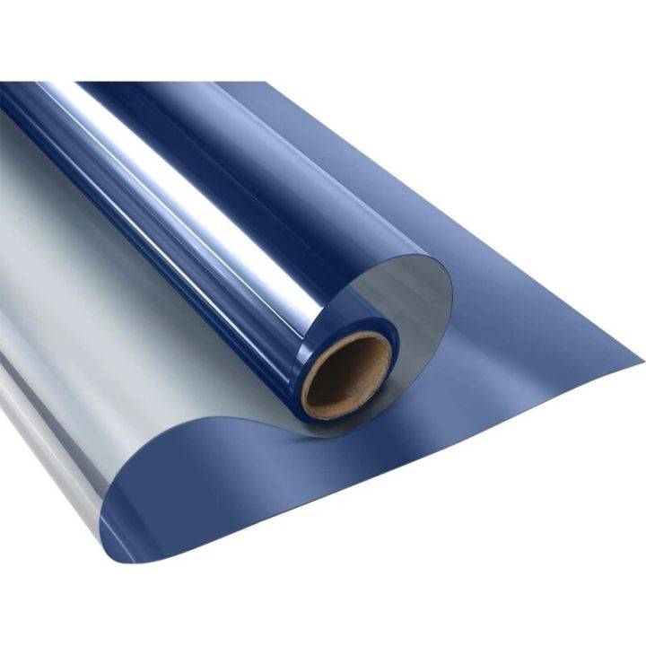 40*200Cm One Way Mirror Window Film Privacy Sun Blocking Glass Sticker Heat Control Reflective Film Self Adhesive Window Tint