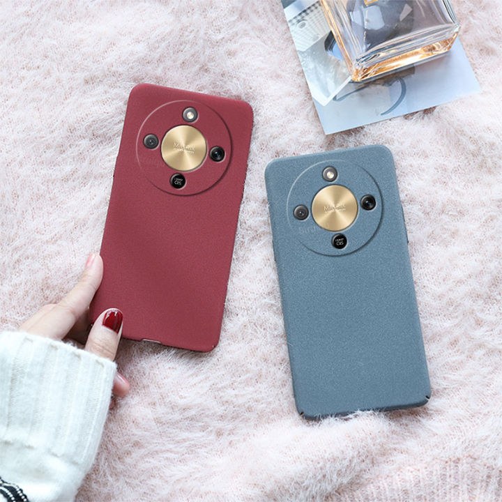 (Free%20Tempered%20Glass)Biruiqu%20For%20Honor%20X9D%20Shockproof%20Anti%20Slip%20Soft%20TPU%20Sandstone%20Matte%20Back%20Case%20Cover%20-%20Image%203