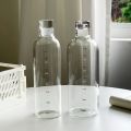 Newest Water Cup Sport Milk Tea Ice Water Bottle with Time Scale Couple Plastic Portable Container Anti-drop Outdoor Cover. 