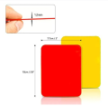 Referee Notebook Card set, Sports Referee Kit for Football, Soccer Referee Red And Yellow Cards Replacement Cards Notebook Score Sheets.