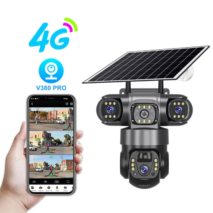 SOLAR%204G%20SIM%20V380pro%202%20CAMERS%202%20Lens%20With%203%20Mobile%20Screens%20Solar%206MP%204G%20SIM%20Card%20Camera%20PTZ%20Security%20with%208W%20Solar%20Panel%208000mAh%20Battery%20for%20Home%20Safety%20-%20Image%203