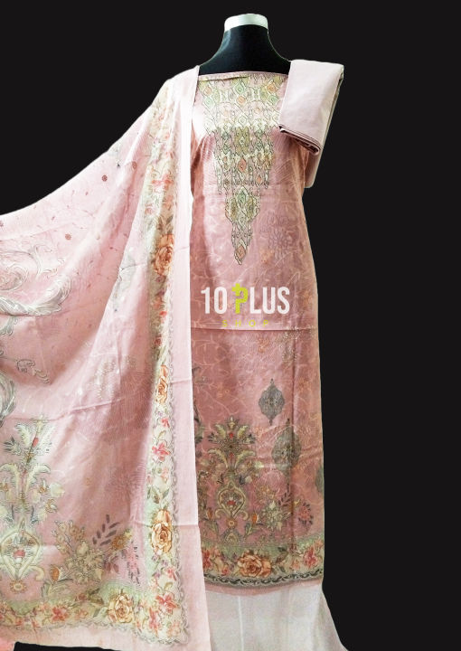 Unstitched Cotton Dress for Women – 4 Color Options | Sequence ...