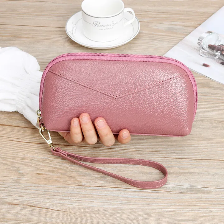 New%20Korean%20Style%20Fashion%20Women's%20Long%20Clutch%20Women's%20Large%20Capacity%20Bag%20Zipper%20Wallet%20Clutch%20Bag%20-%20Image%203