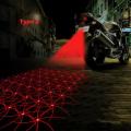 SUV Car LED Rear Motorcycle Fog Lights Laser Tail Warning Indicator Lamp Waterproof Brake Universal Motorbike 720LM,Laser Wavelength 650nm (Red) Type 2. 
