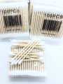 Double Head Wood Cotton Bud/Swab Nose Ears Cleaning Women Makeup Tools Lipstik Cotton Buds Tip Sticks Bastoncillos Oidos. 