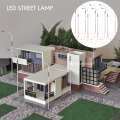 【Must-Have Gadgets】 10 pcs Model LED Street Lamp Lighting Single Train Layout Landscape 1: 100. 