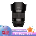 Viltrox AF 75mm F1.2 XF Pro Professional Portrait Prime Lens Large Aperture for Scenery Architecture Night Scene Video Recording. 