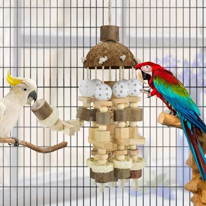 Bird%20Parrot%20Toy,%20Large%20Parrot%20Toy%20Natural%20Wooden%20Blocks%20Bird%20Chewing%20Toy%20Parrot%20Cage%20Bite%20Toy%20Suits%20for%20Macaws%20Parrots%20-%20Image%208