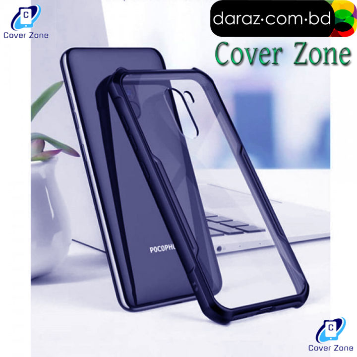 For%20Xiaomi%20Poco%20F1%20/%20PocoPhone%20F1%20Hard%20Case%20Transparent%20Silica%20Gel%20Matte%20Shockproof%20Slim%20Thin%20Cover%20Phone%20Casing%20For%20Xiaomi%20Poco%20F1%20Back%20Cover%20-%20Image%203