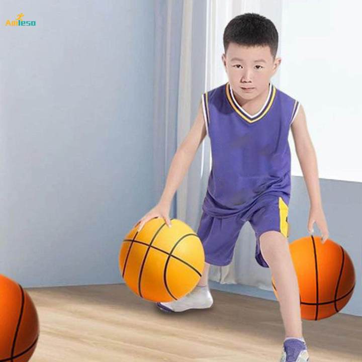 Silent%20Basketball%20with%20Hoop%20Foam%20Basketball%20Low%20Noise%20Indoor%20Training%20Ball%20Size%207%20-%20Image%203