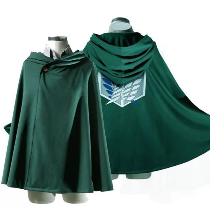 Wholesale Attack on Titan, Survey Corps, Wings of Liberty, Halloween, Long Cape, Cape, Cosplay, Anime Costume