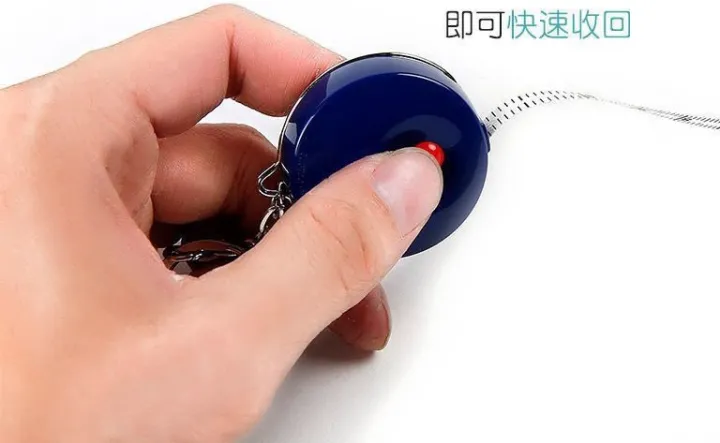 Measurement%20Round%20Tape%20Red/White(150cm/60in)%20with%20German%20Key%20Chain%20-%20Image%202