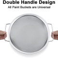 3 Pack Fine Mesh Paint Strainer 60 Mesh Stainless Steel Filter Cover Fits 5 Gallon Paint Bucket Filter Tool Insert Strain.