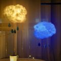【Cathery Baby Store】DIY Cotton Cloud Shape Light Hanging Night Light For Kids Creative Gift Christmas New Year Decoration. 