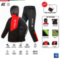 POLE Racing Raincoat for Motorcycle Cycling Outdoor Waterproof Rainsuit & Rain-Pants Set Motocross Breathable With Free Storage Bag. 