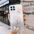 Phone Case Honor X8 Back Cover Shiny Ring Case Glitter Soft Transparent Butterfly Cases for Honor X8 Case Stars Moon Girls. 