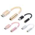 USB Type-C to 3.5mm Audio Jack Cable Adapter, by Insten Type-C 3.1 Male to 3.5 mm Female Stereo Audio Earphone Headphone Aux Connector For Google Pixel 2/HTC U11/U12+/Huawei P20/Sony Xperia X72,.