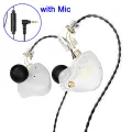 X2 Pro 3.5mm Detachable Wired Headphones Double Dynamic HiFi Earphone Bass Headset Stereo Musician Monitor Earbuds Sport Running. 