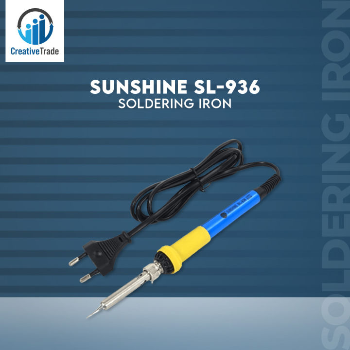 Sunshine Sl-936 Soldering Iron 40 Watt Tatal For Mobile Repair And All Kinds Of Electronics Product Repair - Reliable and Durable