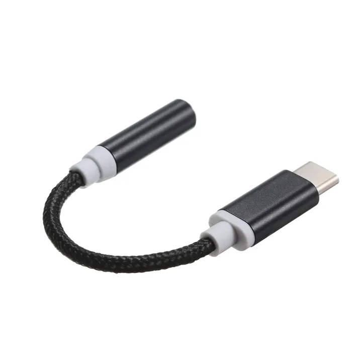 Type C to Headphone Jack Audio Adapter, USB C Male to Female  Cable Audio Adapter Converter Cable Protector