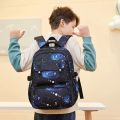 Starry sky Children's School bags School Backpack for Students Boy Kids Backpack With Lunch Bag Pencil Cases.