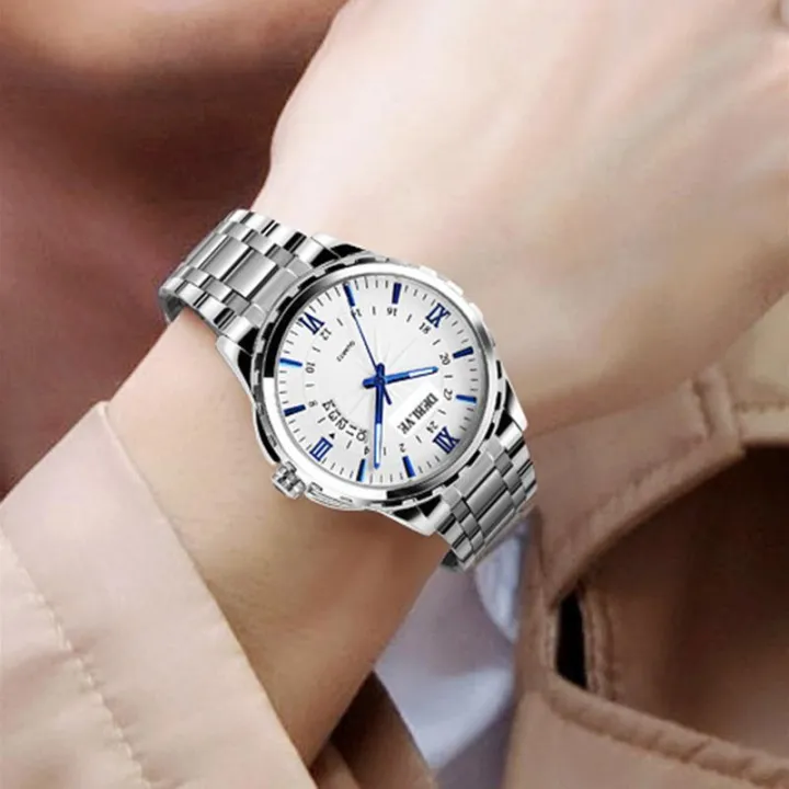 FOURRON%20Fashion%20Watch%20For%20Men%20Business%20Luminous%20Calendar%20Stainless%20Steel%20Strap%20Quartz%20Wristwatch%20688%20-%20Image%204