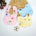 Premium Quality 5-Piece Baby Bibs: Cotton Cartoon Bandanas for Burping, Saliva Protection, and Toweling, Suitable for Boys and Girls. 