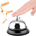 Modern Styled Service bell Hotel bell Desk bell Metal Anti-Rust Construction For Call Customer Service Restaurant Games Dinner Bell And Teacher Bell. 