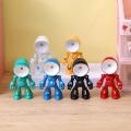 Mini Table Lamp Cute Robot Hero Led Desk Night Light Bedroom Study Reading Book Lamps Night Light Eye Protection Bedside Lights.