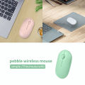 GOOJODOQ Mouse Wireless for laptop Bluetooth Rechargeable Silent Mouse for Tablet Phone Android.