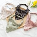 2023 Chiffon Printing Flower Bandana Hair Scarf Headband for Women Vintage Long Ribbon Scrunchie Beach Bandanas Hair Accessories. 