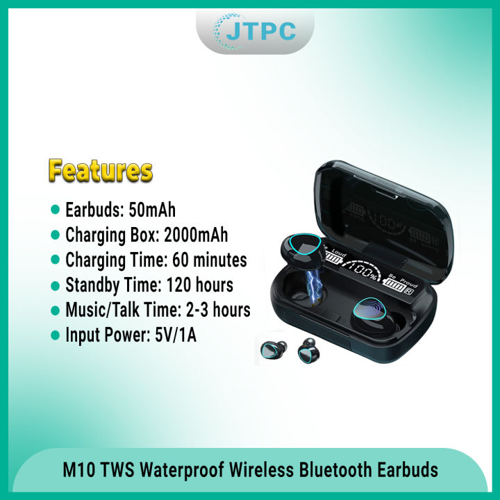 M10%20TWS%20Earphone%209D%20Stereo%20LED%20Digital%20Display%20Touch%20CVC8.0%20Digital%20Noise%20Reduction%20Technology%20-%20Black%20-%20Image%204