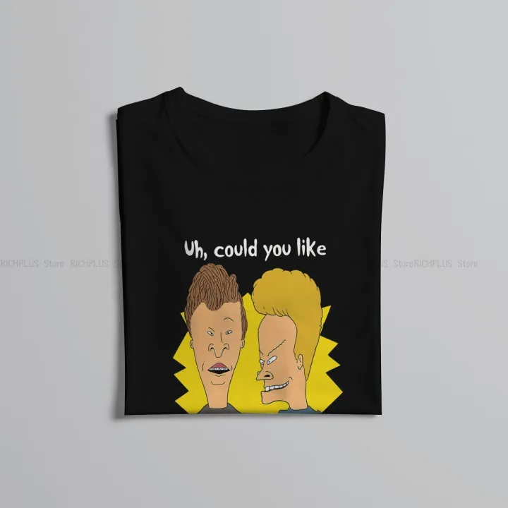 Beavis%20and%20ButtHead%20TShirt%20Shut%20Up%20Basic%20Polyester%20T%20Shirt%20Leisure%20Men%20Tee%20Shirt%20Printing%20Trendy%20-%20Image%205