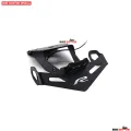 Motorcycle Magnetic License Plate Holder Fender Eliminator Tail Tidy for YAMAHA R15 V3 With LED & Fittings-Black (Imported). 