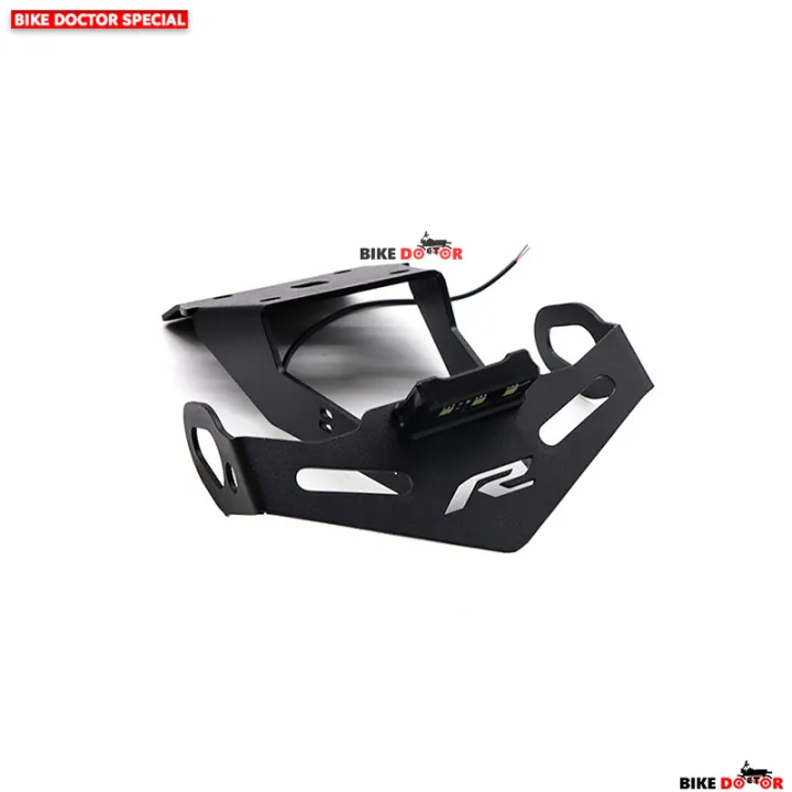 Motorcycle%20Magnetic%20License%20Plate%20Holder%20Fender%20Eliminator%20Tail%20Tidy%20for%20YAMAHA%20R15%20V3%20With%20LED%20&%20Fittings-Black%20(Imported)%20-%20Image%208