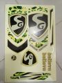 SG cricket bat Plastic stickers - 1 pcs.