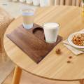 Wooden Coffee Cup Tray Thick Serving Tray for Drink Living Room Decor. 