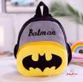 Whimsical Versatile -Choice and Remark -8x9 Inches Batman Boys Girls Cartoon Mini Backpack Preschool Baby Schoolbag- Avant-garde. 