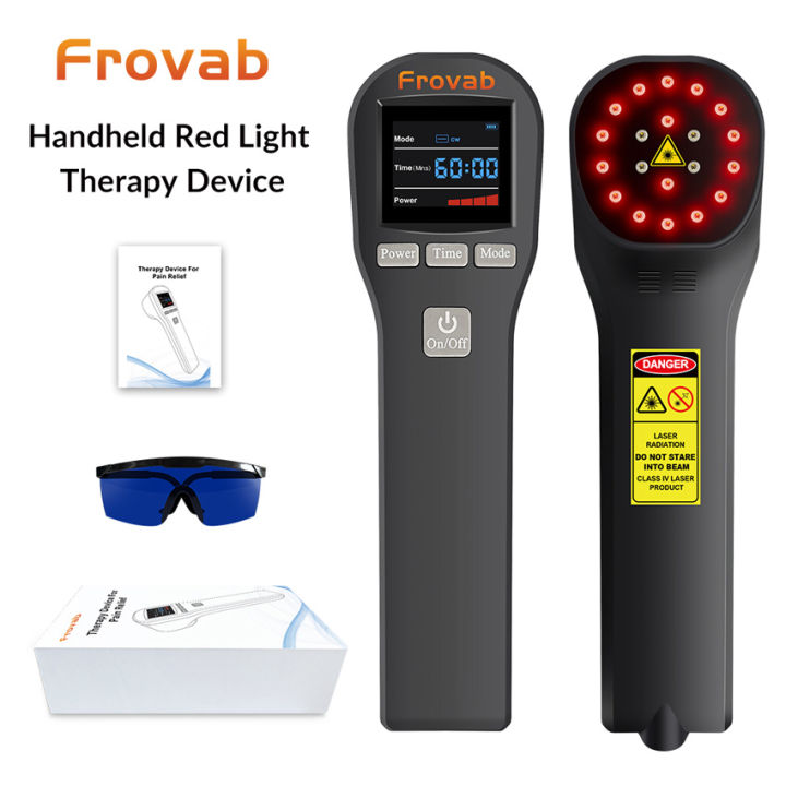 4*808nm 16*650nm Physiotherapy Equipment Cold Laser Therapy Infrared Red Light Back Neck Massager Muscle Body Relaxation Machine