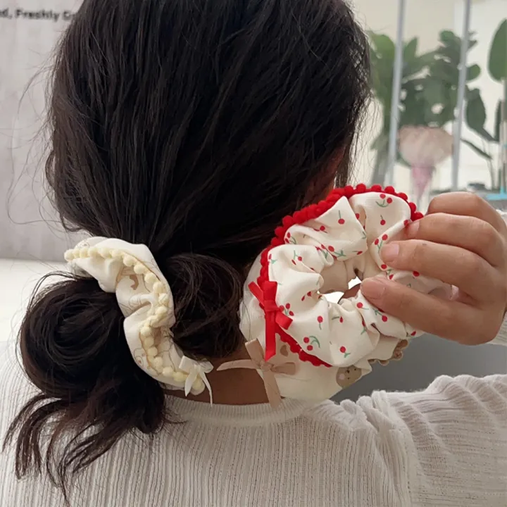 1/4Pcs%20Sweet%20Cute%20Hair%20Scrunchies%20Fashion%20Simple%20Basic%20Elastic%20Hair%20Bands%20Ponytail%20Holder%20Elegance%20Scrunchie%20Hair%20Tie%20For%20Girl%20Women%20-%20Image%204