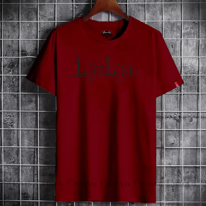 Premium%20Quality%20Regular-Fit%20%20Life%20line%20Design%20Half-Sleeve%20Mesh%20Febric%20T-Shirt%20with%20Round%20Neck%20-%20Lightweight%20Comfort%20for%20Everyday%20Wear%20-%20Image%203