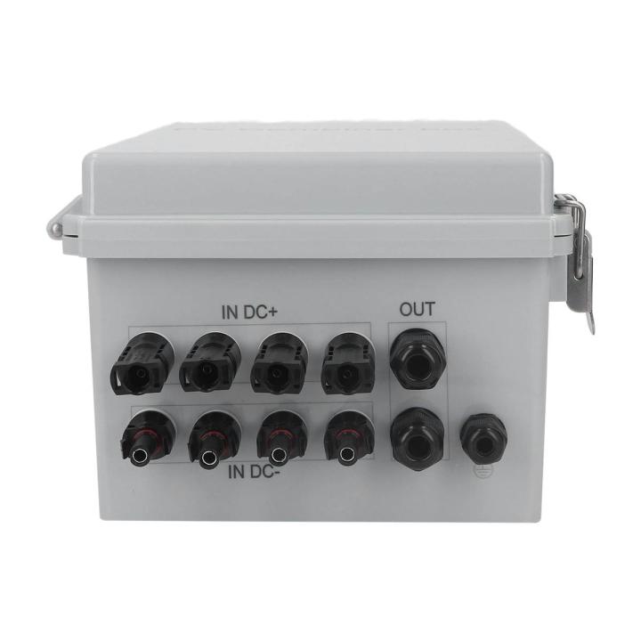 Solar Combiner Box, 15A Fuse PV Combiner Box for Power Supply