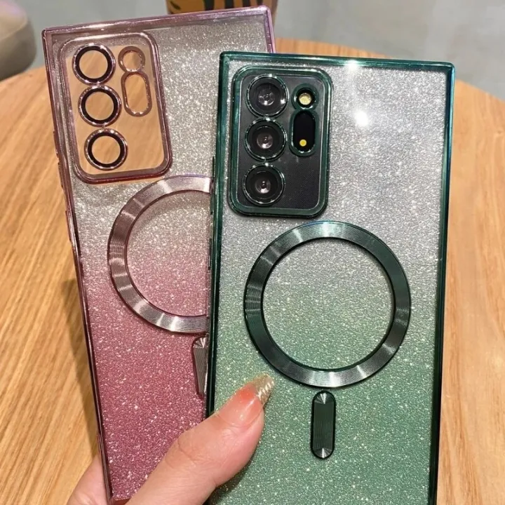 Glitter%20Magnetic%20Case%20For%20Samsung%20Galaxy%20S24%20S23%20S22%20S21%20S20%20Note20%20Plus%20Ultra%20S20FE%20S21FE%20S23FE%20Magsafe%20Wireless%20Original%20Cover%20-%20Image%205