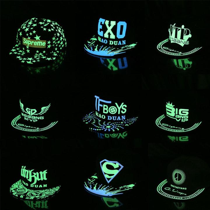 New luminous hat men and women genius fluorescent hat baseball cap