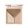3-In-1 Matte Highlight Contour Palette Face Shading Highlighter Eyeshadow Blush Bronzer Grooming Pressed Powder Lasting Makeup.